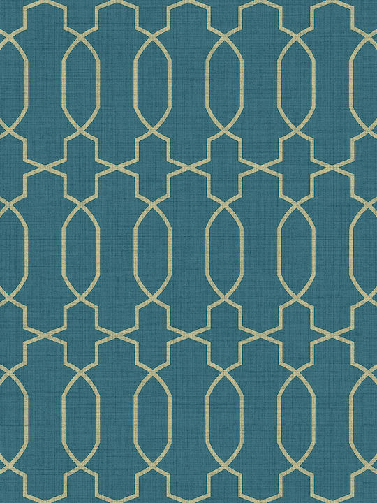 Wallpaper Amazzonia L1005xW53cm Petrol Blue