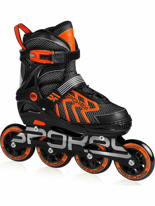 Spokey Khan Inline Αυξομειούμενα Rollers Μαύρα ...