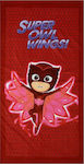 Stamion Owlette Kids Beach Towel Red PJ Masks 140x70cm