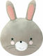 Kikka Boo Διακοσμητικό Μαξιλάρι Κούνιας "Bella The Bunny" Γκρι 30x40cm
