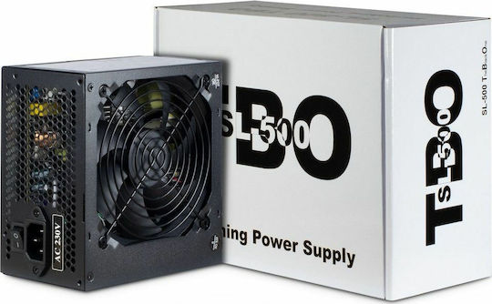 Inter-Tech SL-500 TBO 500W Черен Компютърно захранване Пълен кабел