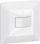 Legrand Celiane Recessed Electrical Motion Sensor Wall Switch with Frame Basic White 067226