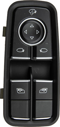 NTY Fensterheberschalter Auto für Porsche 911 / 991 / Boxster / Kaiman 2011 16pin Schwarz