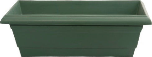 Miltoplast Anthea Νο Ζαρντινιέρα Πλαστική Πράσινη 60x25x20εκ.