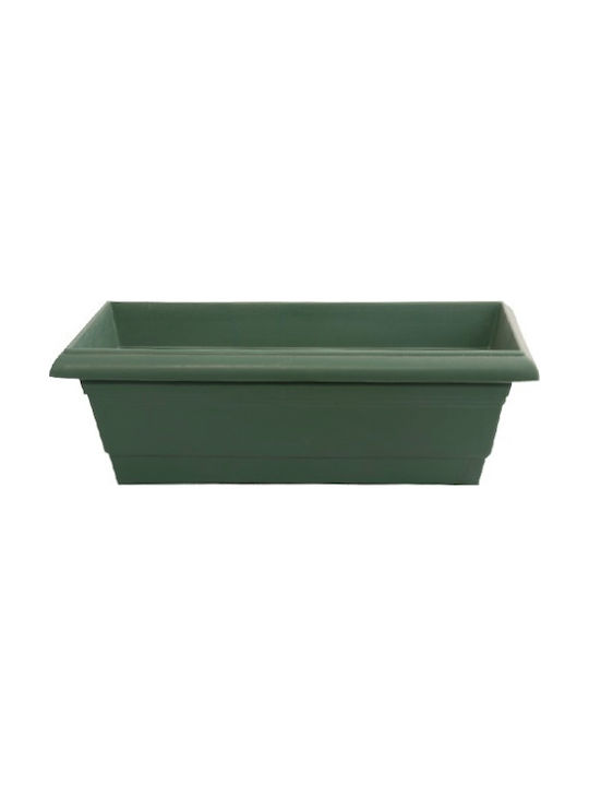 Miltoplast Anthea Νο409 Planter Box 40x14cm in Green Color