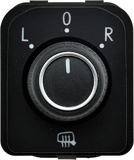 NTY Car Mirror Switch for Volkswagen Passat / Tiguan / Touran 2014 6pin Black