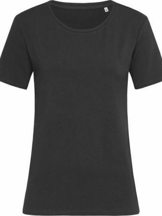 Stedman Claire Relaxed Werbe-T-Shirt Black Opal