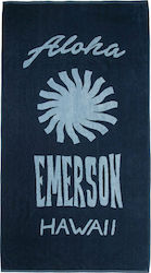 Emerson Πετσέτα Θαλάσσης Βαμβακερή Navy Blue