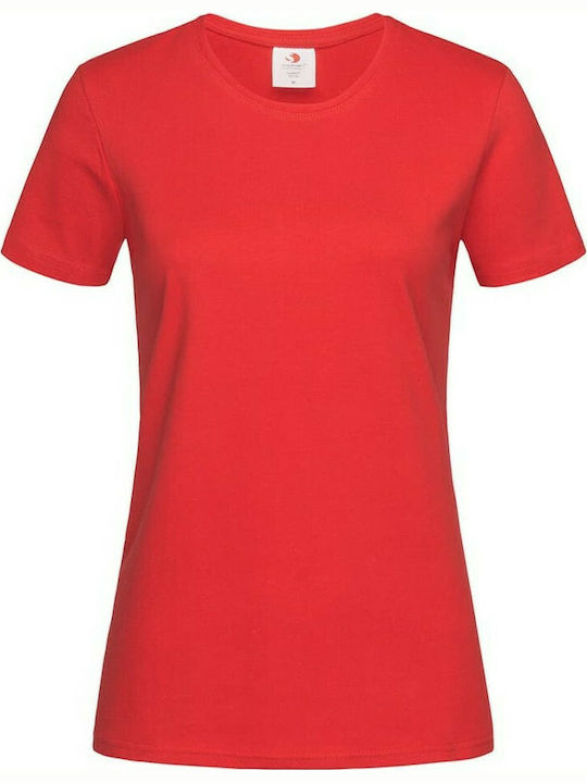 Stedman Comfort-T 185 Women's Short Sleeve Promotional T-Shirt Scarlet Red ST2160-SRE