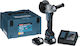 Makita DGA518RTJU Grinder 125mm Battery Brushle...