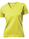 Stedman Classic-T Women's Short Sleeve Promotional T-Shirt Yellow