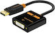 Cabletime Adaptor DisplayPort DVI CT-02G 1080p Negru