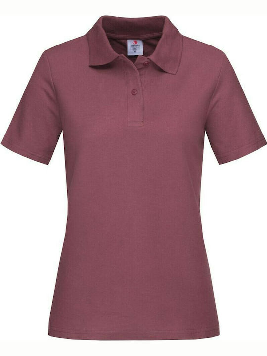 Stedman Women's Short Sleeve Promotional Blouse Burgundy