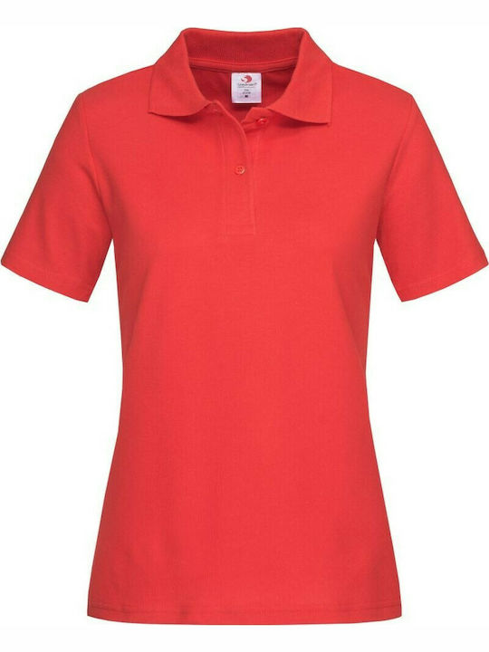 Stedman Women's Short Sleeve Promotional Blouse Red ST3100-SRE