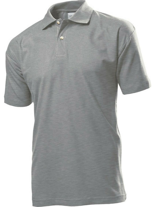 Stedman Men's Short Sleeve Promotional Blouse Gray