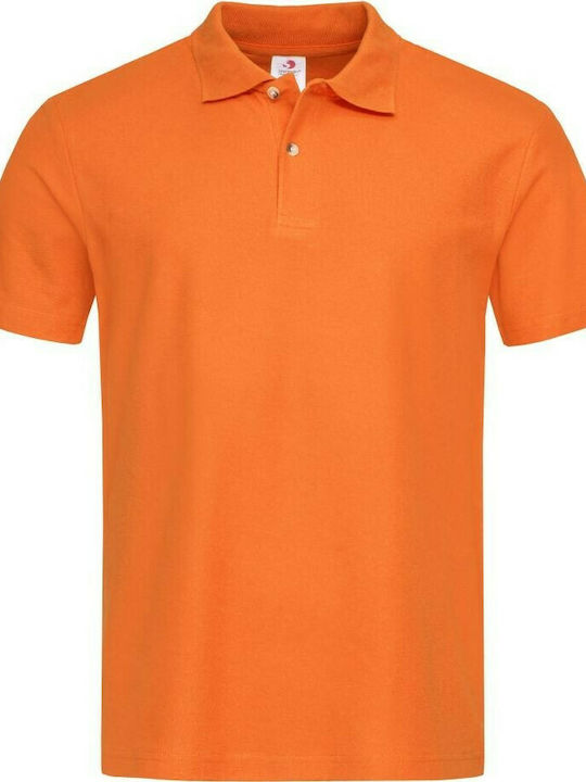 Stedman Men's Short Sleeve Promotional Blouse Orange