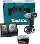 Makita Impact Wrench Battery 18V 2x5Ah with Socket 1/2"