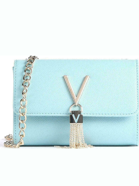 Valentino Bags Γυναικεία Flap Bag 'Ωμου σε Γαλάζιο χρώμα