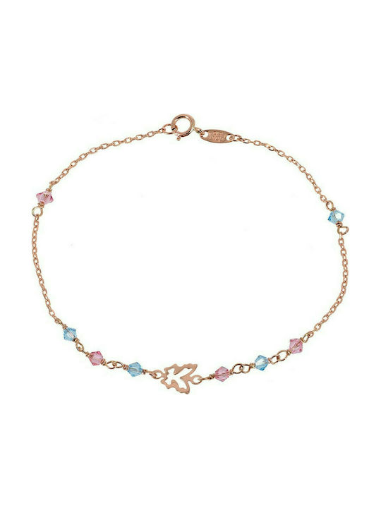 Children's bracelet VITOPOULOS Pink Gold 9K