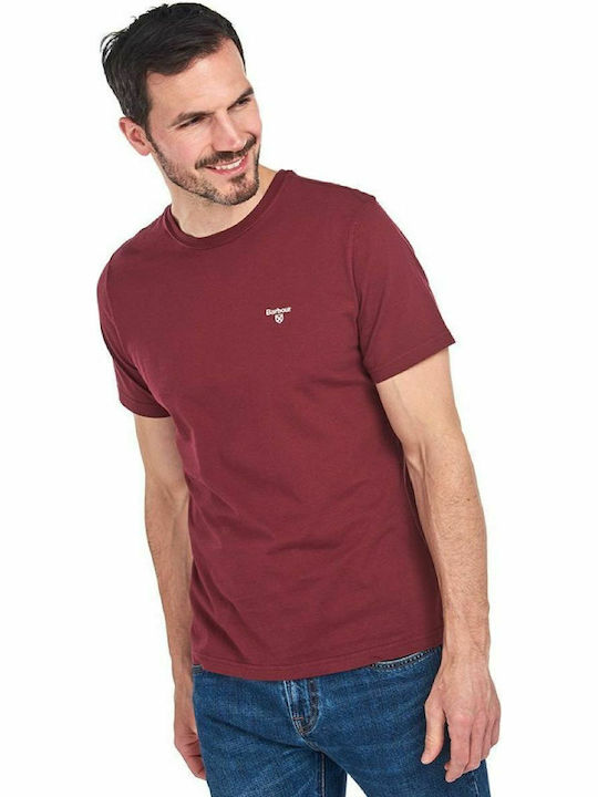 Barbour T-shirt Μπορντό