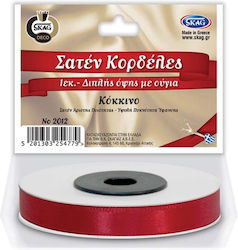 Skag Сатен Лента Двустранна Едноцветна Червена ...