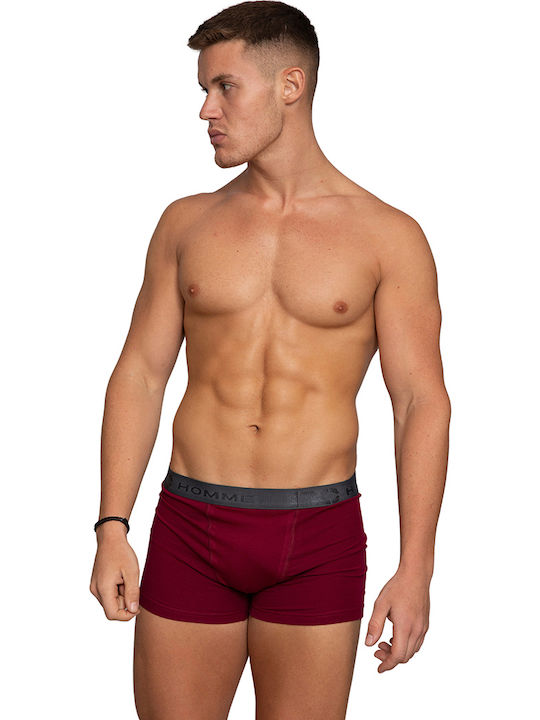 Nina Club Herren Boxershorts Bordeaux / Anthrac...