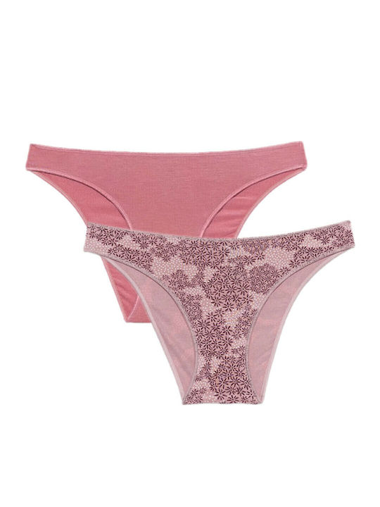 Minerva Fimelle Rio Women's Slip 2Pack Pink