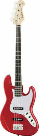 Harley Benton 4χορδο Ηλεκτρικό Μπάσο JB-20 Candy Apple Red