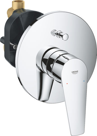 Grohe Bauedge за душ кабина 2 изхода Сребрист