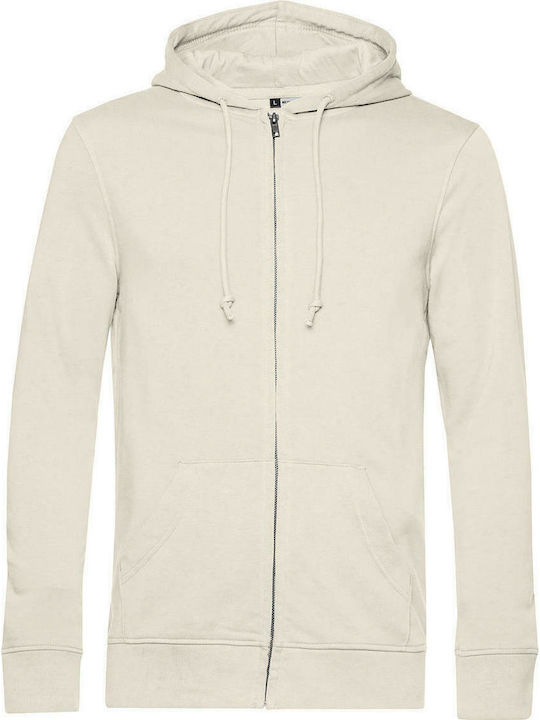 B&C Werbe-Hoodie in Beige Farbe