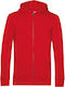 B&C Men's Long Sleeve Promotional Blouse Red WU35B-004