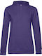 B&C Women's Long Sleeve Promotional Sweatshirt Radiant Purple