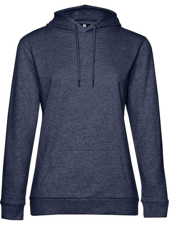 B&C Women's Long Sleeve Promotional Sweatshirt Navy Blue