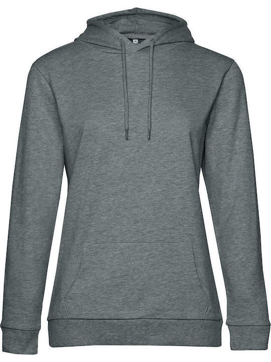 B&C Werbe-Hoodie in Gray Farbe