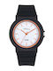 Tekday Men's Watch 40mm Battery with Black Rubber Strap