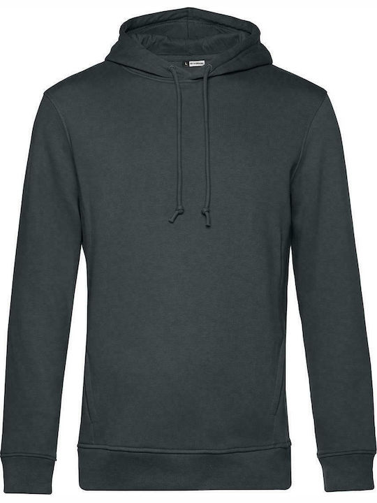 B&C Men's Long Sleeve Promotional Sweatshirt Gray