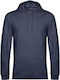 B&C Men's Long Sleeve Promotional Sweatshirt Heather Navy