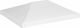 vidaXL Gazebo Cover 270gr/m² White with PVC Coa...