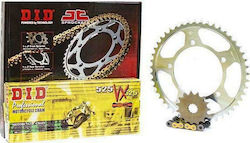 DID Chain & Sprocket Kit (15-48-525) for Honda XL 650V Transalp 2001-2007