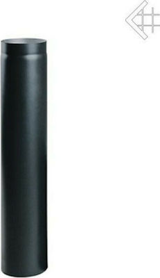 Kratki Chimney Chimney Tube Metallic 200mm Black