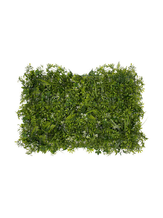GloboStar Artificial Foliage Panel Gallio - Fern - Mistletoe - Grass 60x40cm