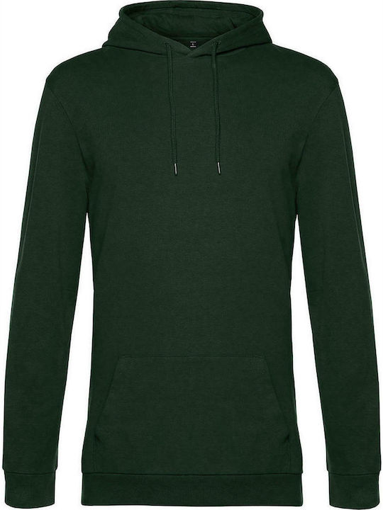 B&C Men's Long Sleeve Promotional Sweatshirt Green WU03W-882