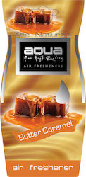 Aqua Ароматизираща карта Окачен за кола The Naturals Маслен карамел 1бр