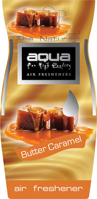 Aqua Αρωματική Καρτέλα Κρεμαστή Αυτοκινήτου The Naturals Butter Caramel