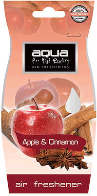 Aqua Cartelă Aromatică Agățătoare Mașină The Naturals Scorțișoară și măr roșu 1buc