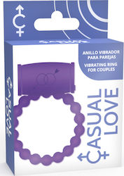 Love Casual Love Ring 25 Вибриращ Пръстен Петел Силикон Лилав