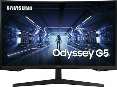 Samsung Odyssey G5 Curved Monitor 32" QHD 2560x1440 144Hz με χρόνο απόκρισης 1ms GTG