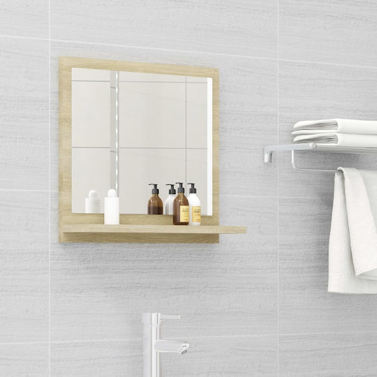vidaXL 804556 Ορθογώνιος από Μοριοσανίδα με Ράφι 40x37cm Καφέ vidaXL 804556 Ορθογώνιος από Μοριοσανίδα με Ράφι 40x37cm Καφέ