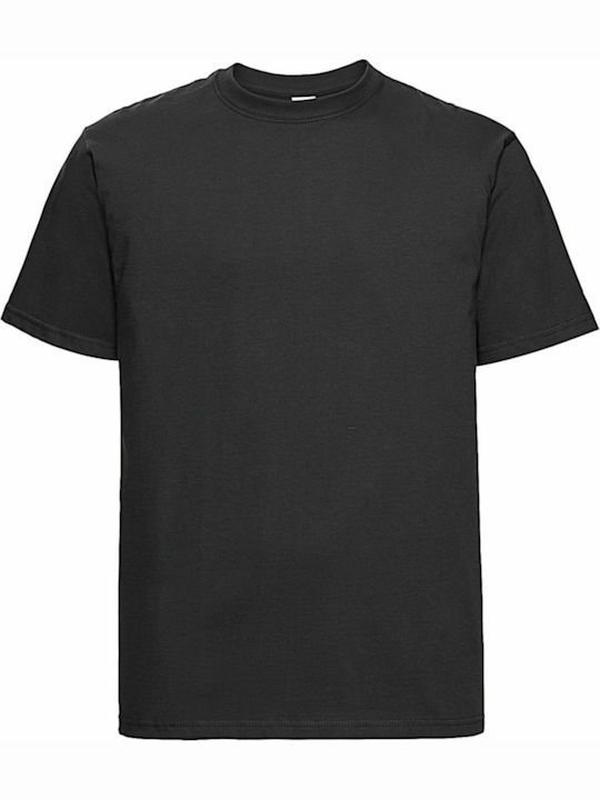 Russell Europe Classic Heavyweight T Ανδρικό Διαφημιστικό T-shirt Κοντομάνικο σε Μαύρο Χρώμα Russell Europe Classic Heavyweight T Ανδρικό Διαφημιστικό T-shirt Κοντομάνικο σε Μαύρο Χρώμα