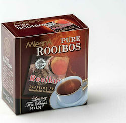 Mlesna Tea Κόκκινο Τσάι Βιολογικό Προϊόν Pure Rooibos 10 Φακελάκια